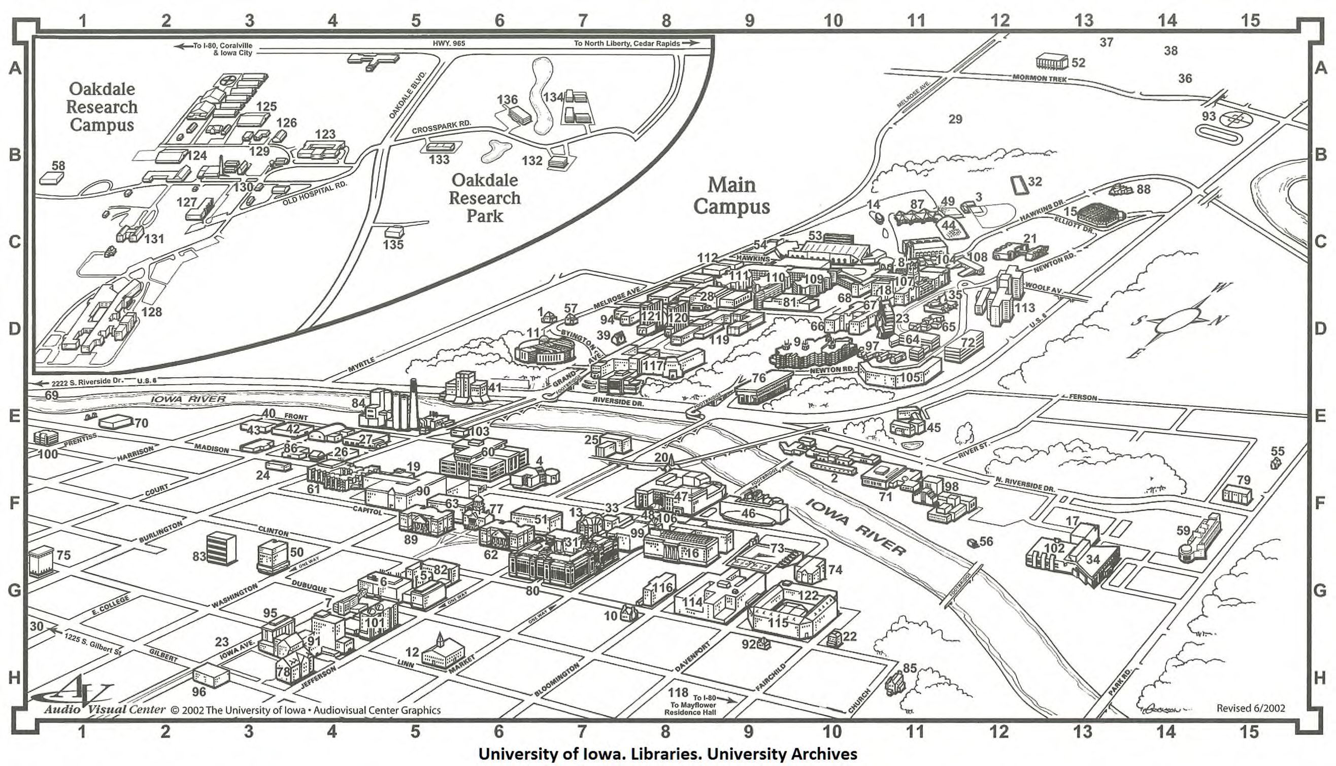 campus map 2002