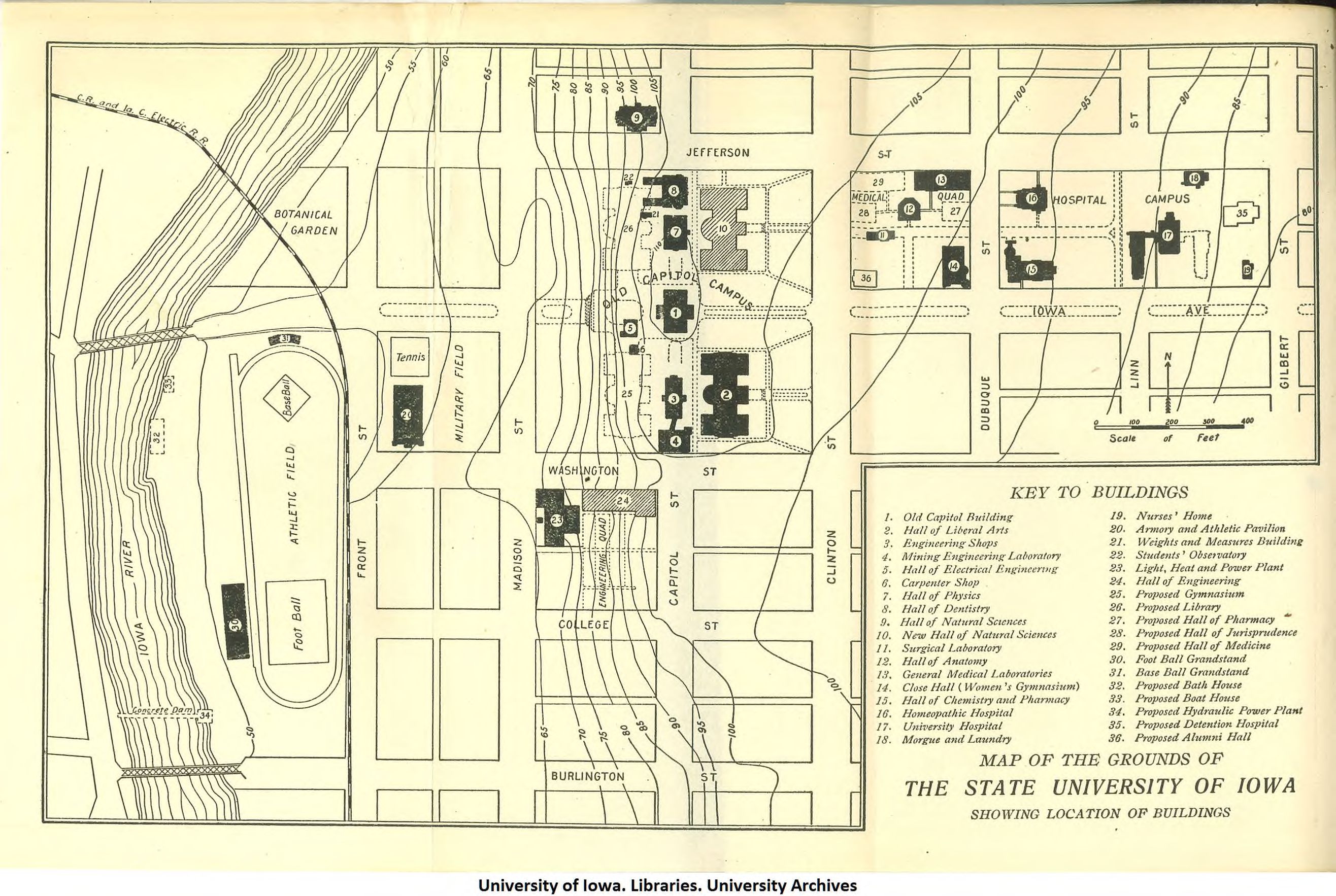 campus map 1905
