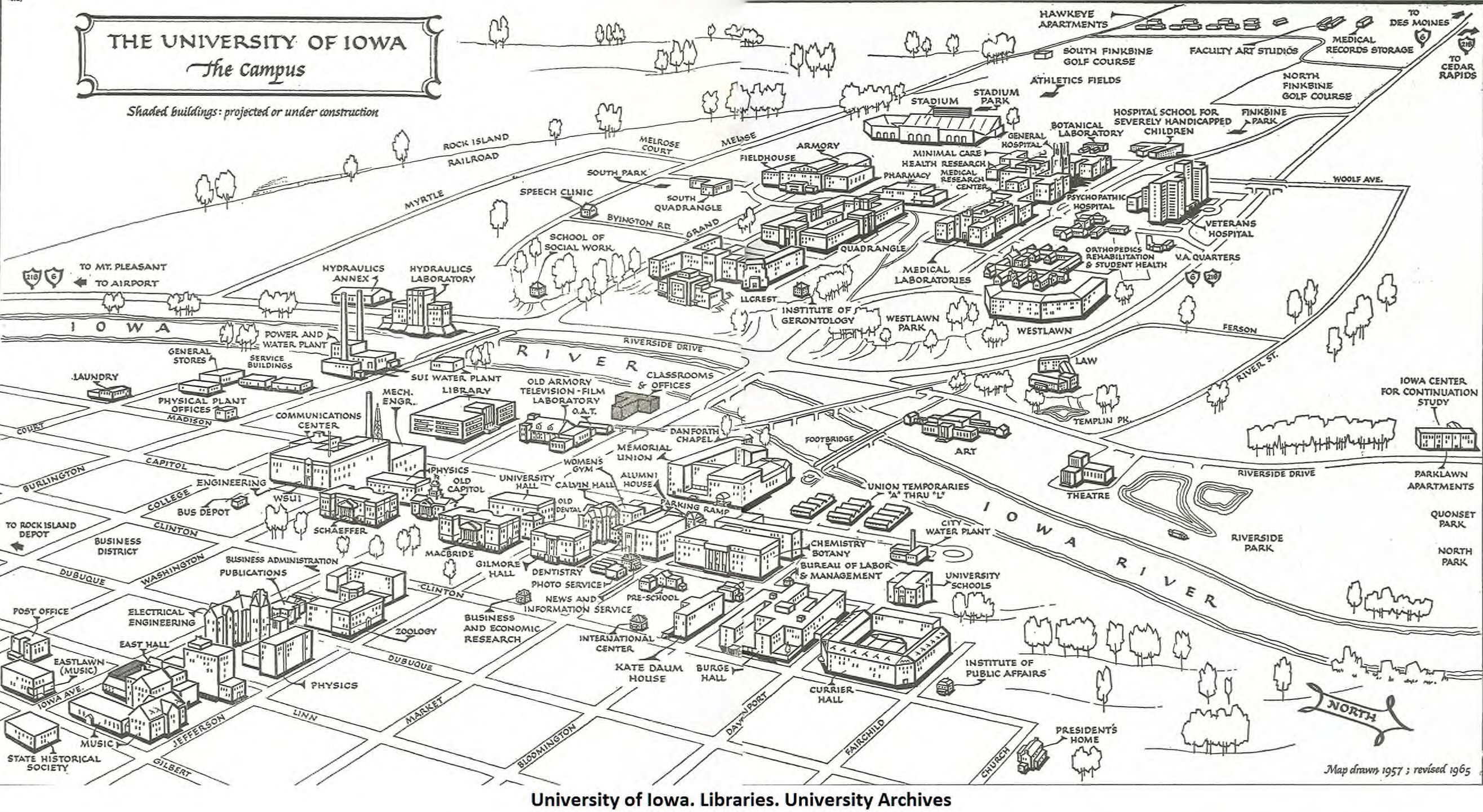 campus map 1965