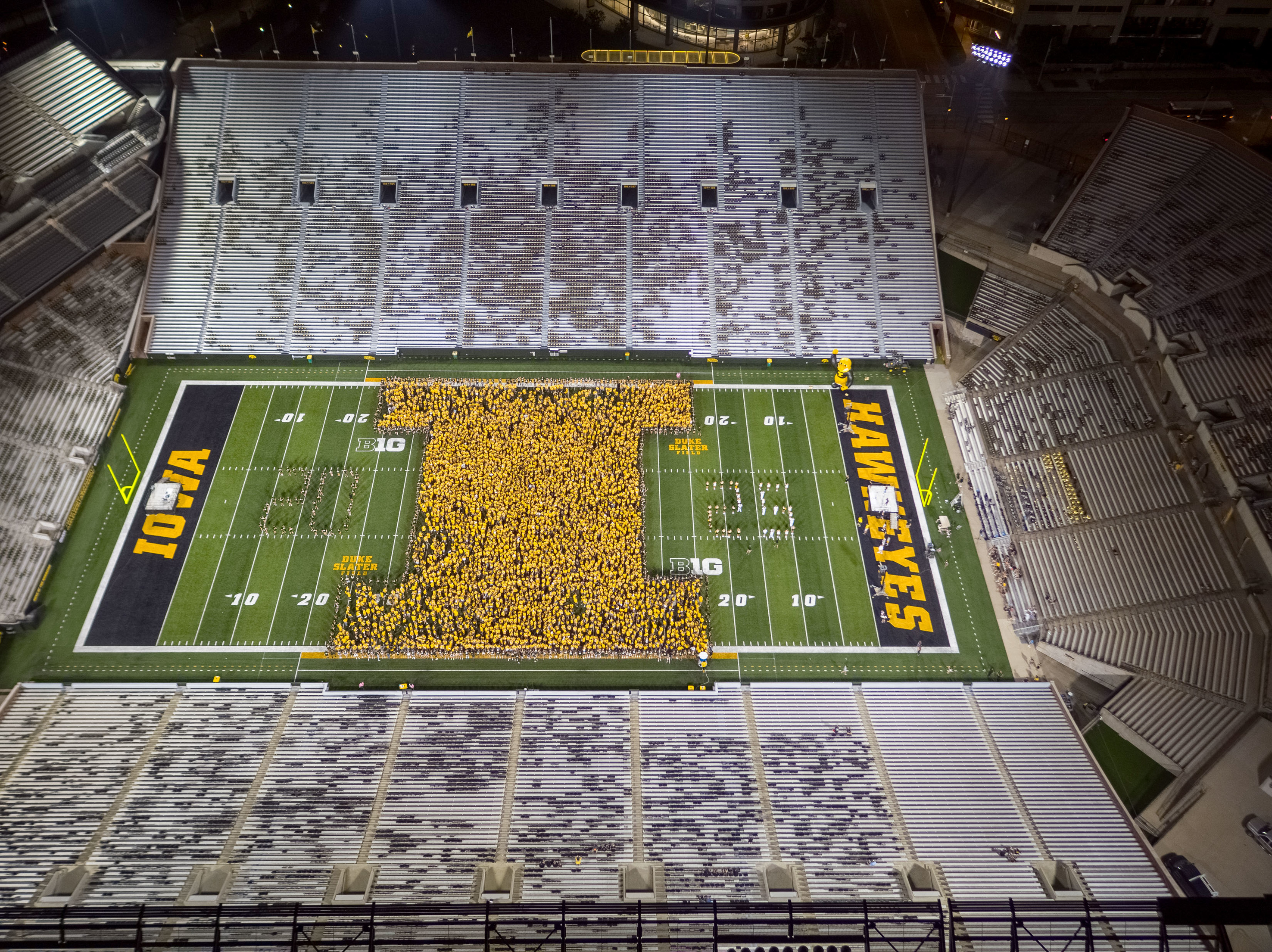 Class of 2025 Students at Kinnick Stadium