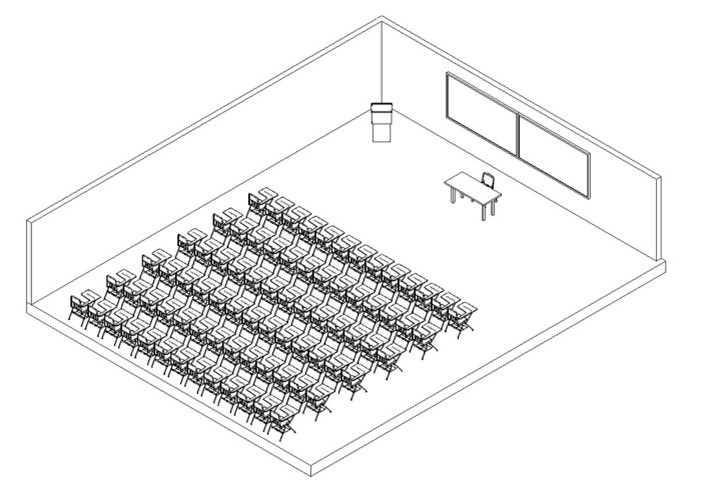 Multipurpose Classroom 2, 3d