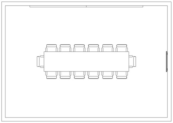 Drawing of the table