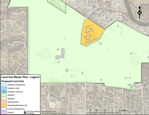 Land Use Map - Main Campus West