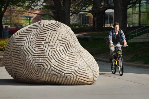 Artwork on Anne Cleary Walkway - Ridge and Furrow