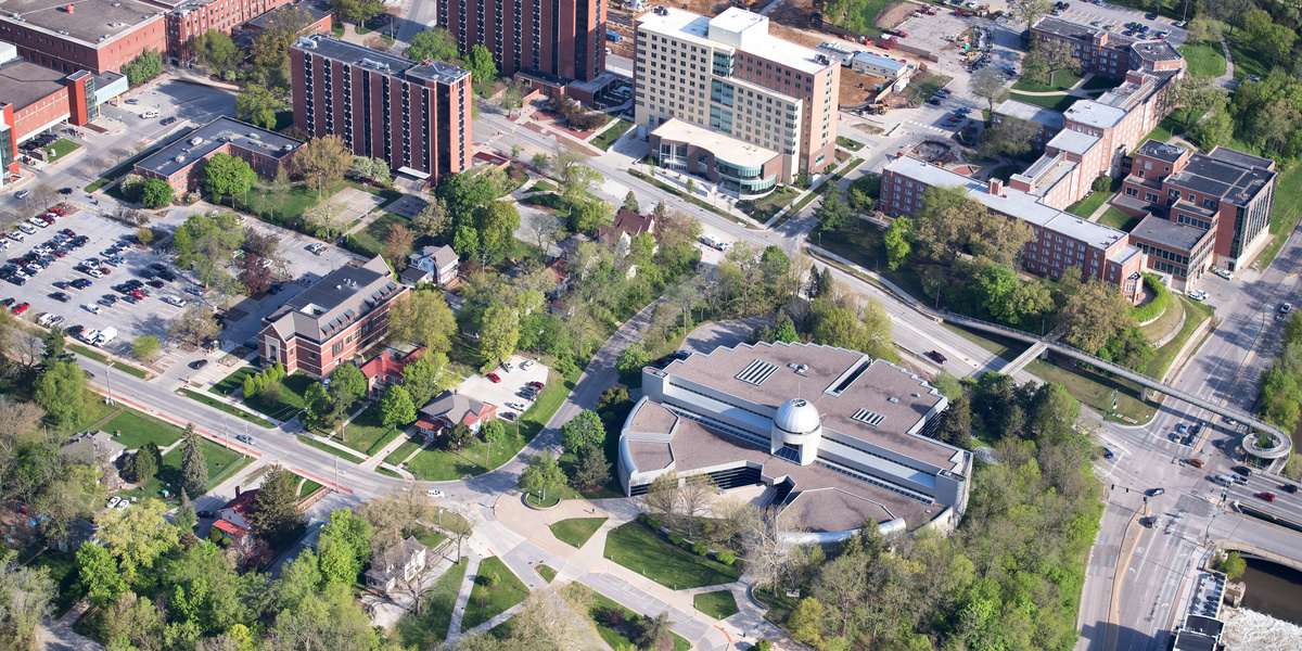 Aerial View of Near West Campus