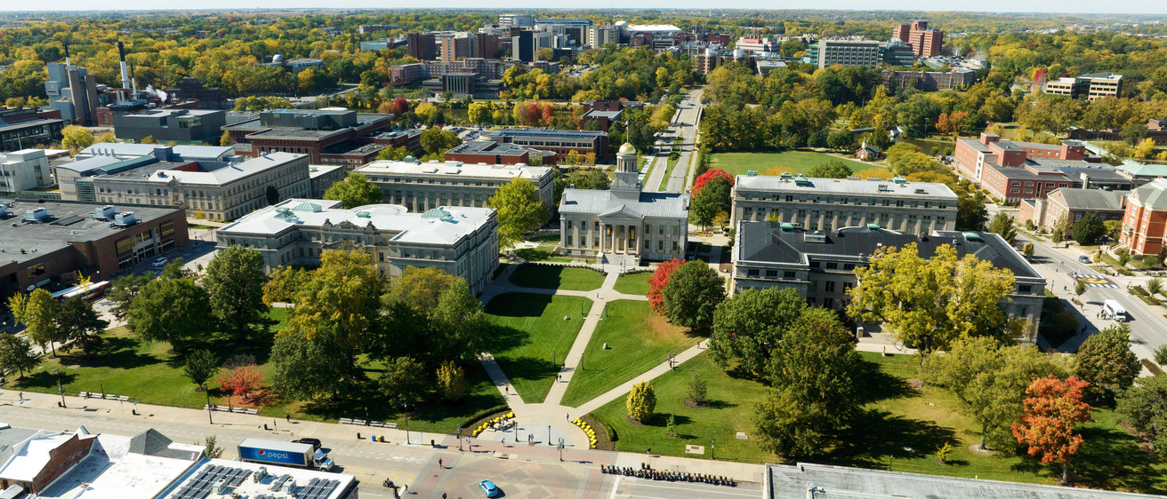 Van Allen Hall Area Drone