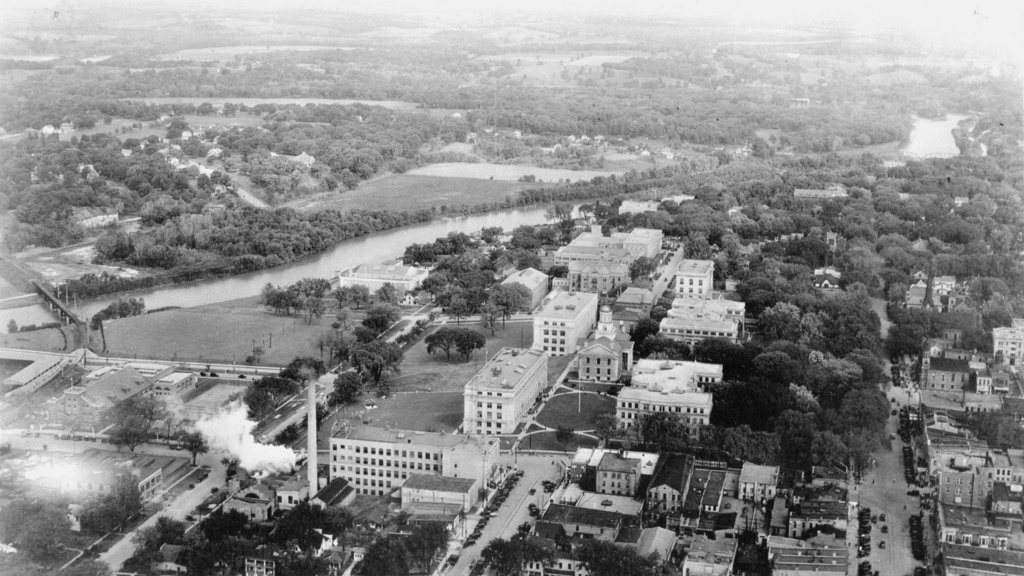 Aerial View of East Campus Circa 1930
